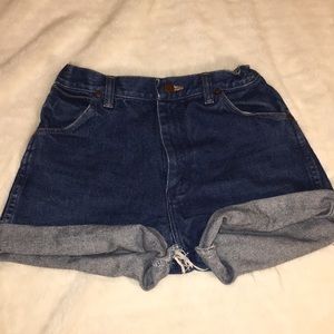 High waisted shorts